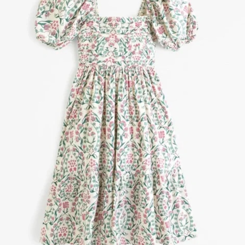 NWOT Abercrombie & Fitch Emerson Floral Puff Sleeve Dress